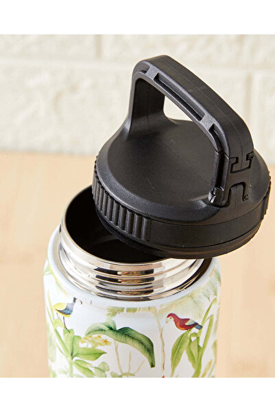 REDTAG Green Print Water Bottle (520ml)