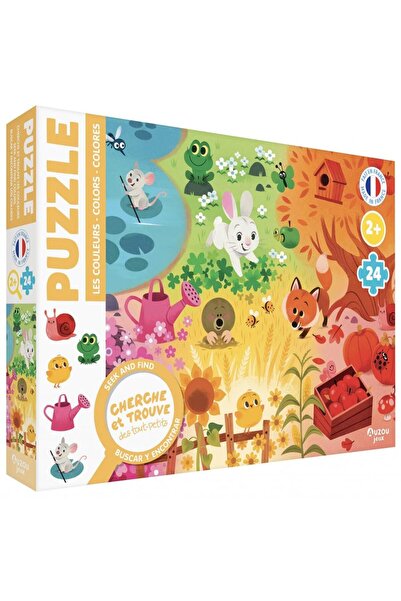 Auzou Search and find puzzle for the little ones - Colors