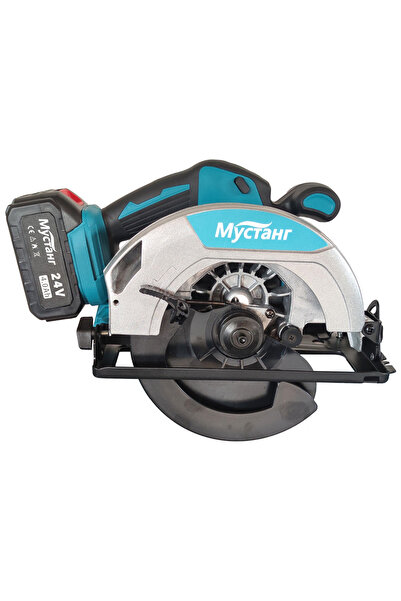 DDT Ferăstrău circular cu 2 baterii, DDT-MUSTANG, Model nou, disc de 185 mm, 2 baterii 24 V, 4 Ah
