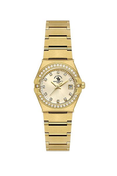 Santa Barbara Polo & Racquet Club ساعة يد نسائية ESSB.B.10656-7، سوار معدني، ...