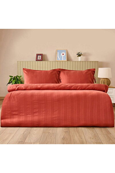 Evidea Set de lenjerie de pat pentru o persoană din material moale Dobby - Tile