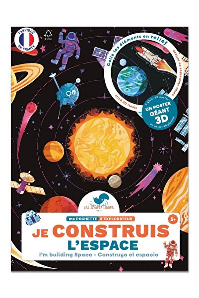 Auzou Set creatie poster Construiesc spatiul