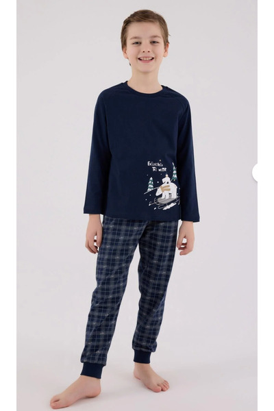 Arnetta Батько-син, новорічний, зимовий тематичний комплект піжами зі 100% бавовни (ціна вказується окремо)