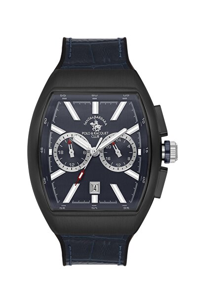Santa Barbara Polo & Racquet Club Men's Wristwatch Essb.B.10607-3, Silicone S...