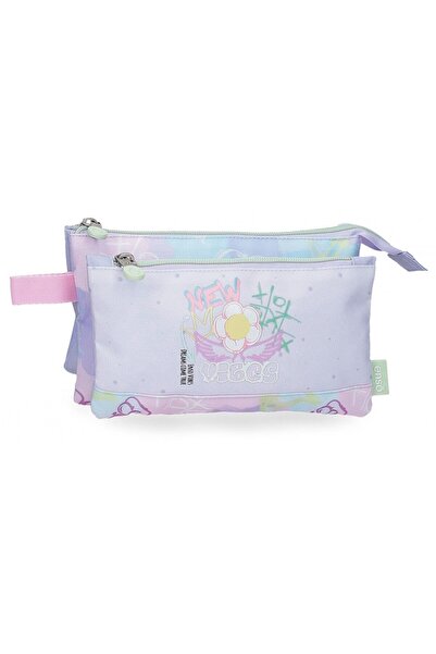 Enso Penar fete, New Vibes, 3 compartimente, violet, 12x22x5 cm