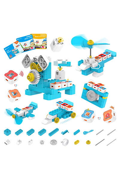 WhalesBot لعبة برمجة A1 للأطفال - روبوت STEM مع وحدة تحكم مغناطيسية (من 3 إلى 6 سنوات)