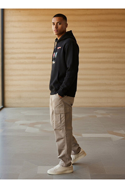 SP Characters Men Oversized Hot Wheels Print Hoodie