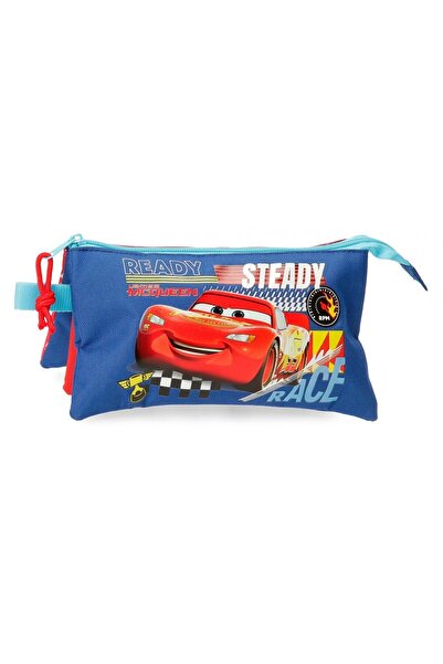 Disney Boys' pencil case, Cars Lets Race, 3 compartments, multicolor, 22x12x5 cm