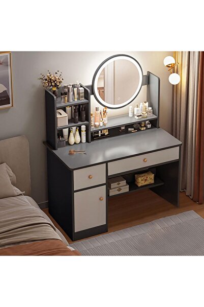 KEKE Multifunctional Makeup Vanity Dressing Table with Drawers 80 CM