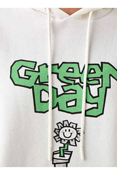 SP Characters Oversized Hoodie with Green Day Print