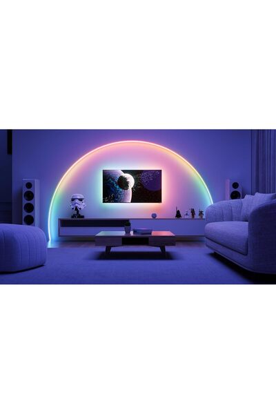 Nanoleaf Essentials Matter Lightstrip LED Strip Starter Kit, Addressable HD 5M RGBIC