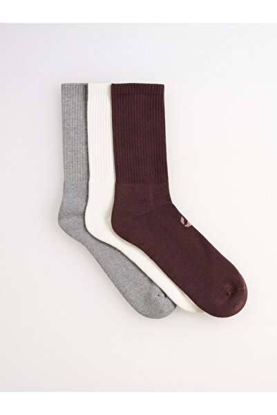 MONSIEUR CHAUSSETTE 3-Pack Havlu Soket Erkek Çorap | Organik Pamuklu | Yumuşa...