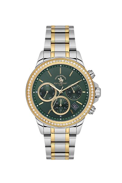 Santa Barbara Polo & Racquet Club Women's Wristwatch Essb.B.10621-5, Metal Ba...