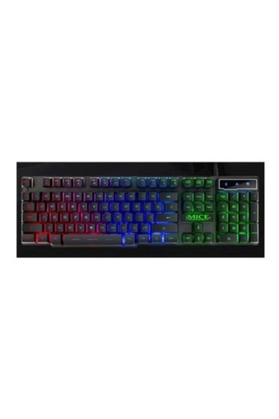 HALAMODO AK-600 Wired Backlit Gaming Keyboard Suitable for Desktop Computers and Laptops
