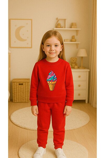 playwear Παιδικό Φούτερ Σετ Ρούχων KÜLAH με Στάμπα για Κορίτσια και Αγόρια, Λ...