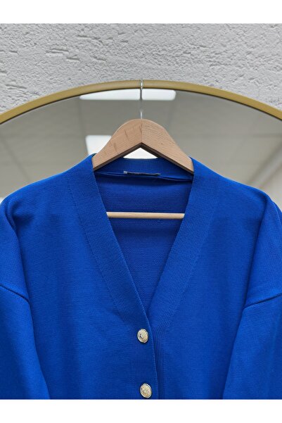 BENAHOLL Ferista Gold Buttoned Short Cardigan-Zi̇6157 Saks