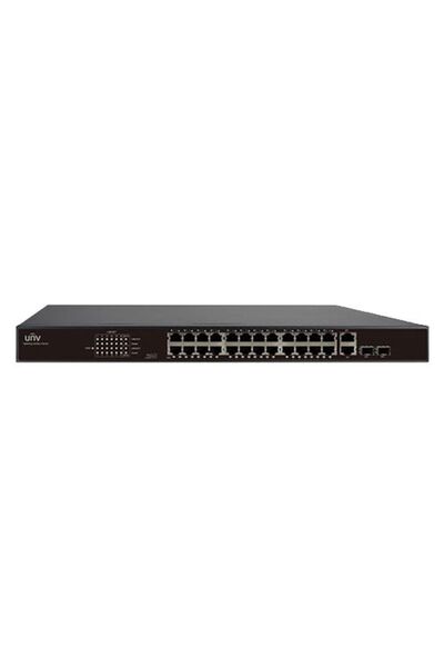 Uniview 24-port PoE Switch, 2 x Combo 1000Mbps Ports, 370W – UNV NSW2010-24T2GC-POE-IN