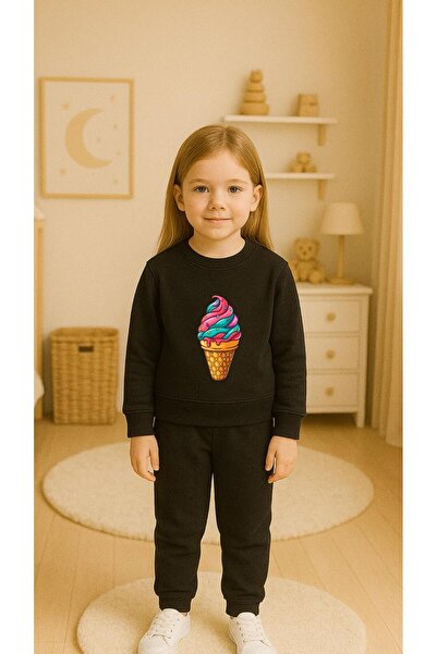 playwear Παιδικό Φούτερ Σετ Ρούχων KÜLAH με Στάμπα για Κορίτσια και Αγόρια, Λ...