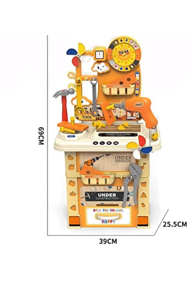Generic Kids Tool Bench,Building Tools Sets with Electric Drill, Pretend Play Toy,for 3 4 5 6 Boys and Girls