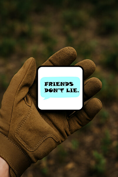 AHWALL شارة / شريط / شعار مكتوب عليه عبارة 'الأصدقاء لا يكذبون' بتصميم صداقة