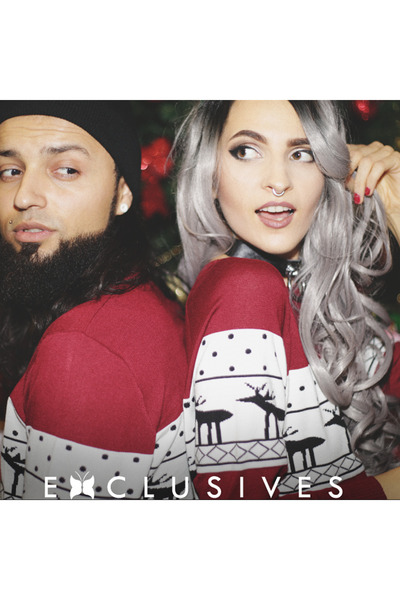 exclusives.ro Couples sweater set - Deers - one size - elastic - Christmas - festive - matching sweater