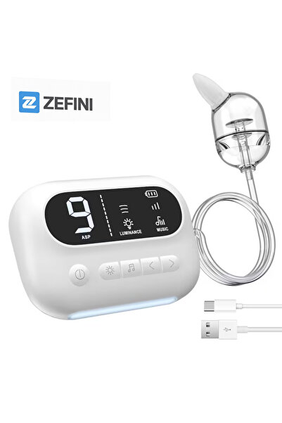Zefini Aspirator nazal electric pentru bebelusi, 9 viteze, Silentios, Muzica,...