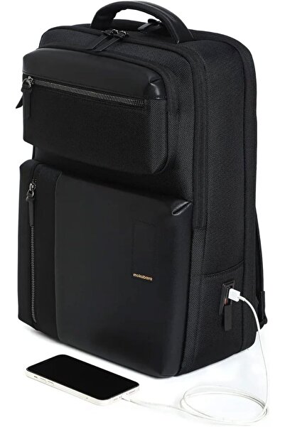 MOKOBARA The Work Backpack - Fits 16 Inch Laptop, 19L, USB Charging Port, Water-Resistant, Black