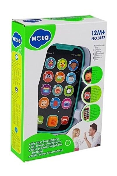 Hola Toys Primul Meu Telefon Smart Verde cu Muzica si Lumini