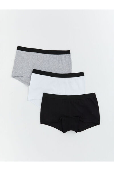 LC Waikiki Seray New Season Basic Boxer pentru fete, pachet de 3