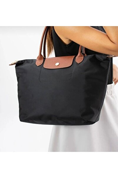 GAMZELİRENKLERİM Waterproof L Size Women's Shoulder Bag Black