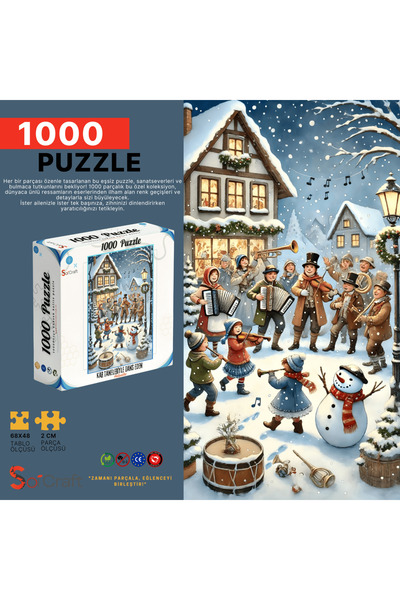 Soi Craft 1000 Piece Puzzle Melodies Dancing with Snowflakes