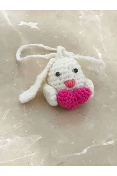 Momsada Rabbit Bag Charm / Hand Knitted