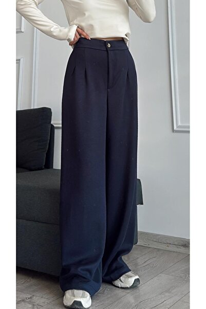 MADAME MELEK Original Brand Modal Fabric with Elastic Waist Palazzo Pants