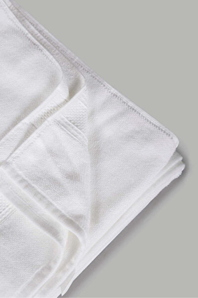 REDTAG White Textured Cotton Beach Towel