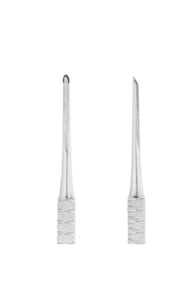 MuW Pedicure curette with groove 1 mm - P 1/1.0