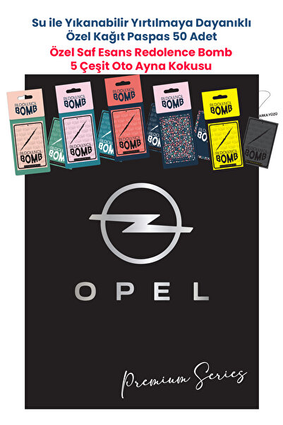 BALKAN AMBALAJ Suya Dayanıklı Opel Oto Paspas Kağıdı Siyah 50 Adet - 35x50cm ...