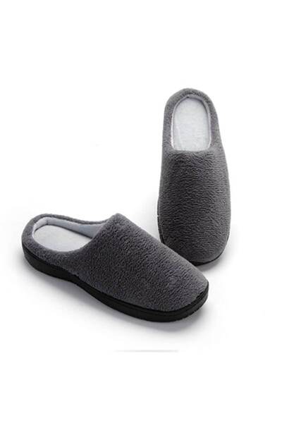 OEM - Men's House Slippers with Memory Foam, Grey, Size 40-41 EU