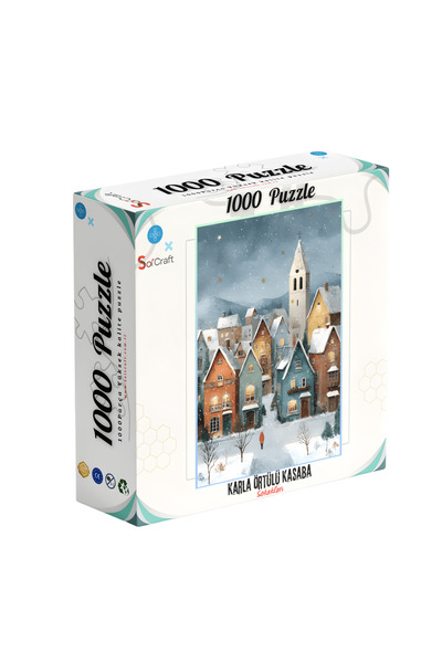Soi Craft 1000 Piece Puzzle Snowy Town Streets
