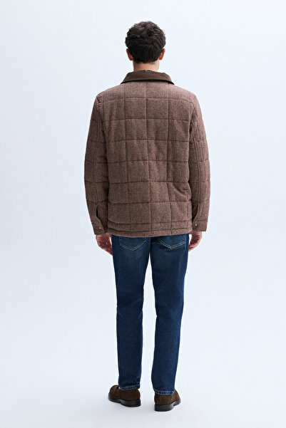 Mudo Plaid Quilted Puffer Jacket
