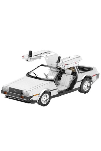 RoveZone Nano Metallic 3D Puzzle, RoveZone, Educational, Colored, Delorean Classic Car Model, 82 Pieces