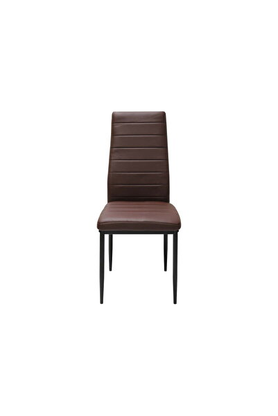 ARTA DOOR Oscar Eco-Leather Chairs, Brown - Modern, HoReCa, Kitchen, Living Room, Office, Bedrooms, Hallways