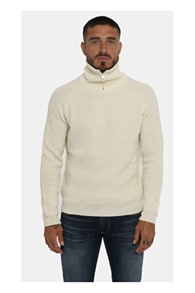 Antony Morato men's sweater, white, size L, 50% wool, 50% polyamide