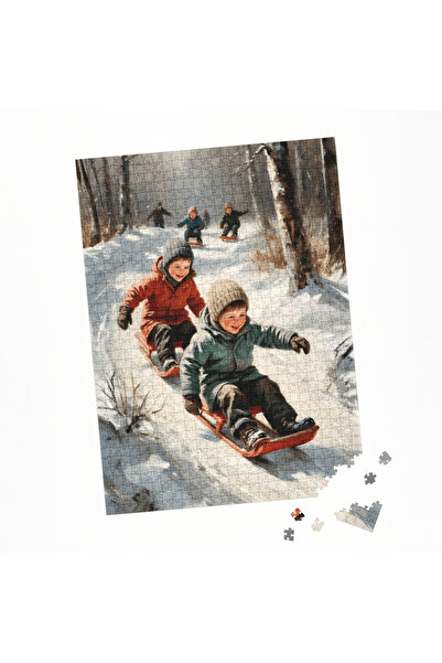Soi Craft 1000 Piece Puzzle Happiness Race in Winter Sunshine