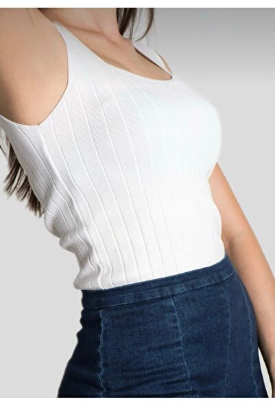 EDL Γυναικεία μπλούζα χωρίς μανίκια με χοντρές τιράντες, λεπτό καλοκαιρινό τε...