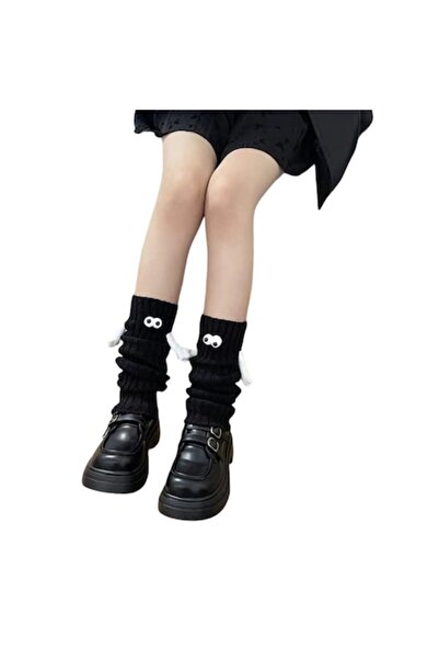 Mixbo colanți cu franjuri, design amuzant cu magnet, material textil, negru, ...