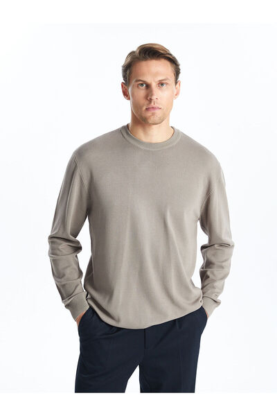 LC Waikiki Crew Neck Long Sleeve Men's Knitwear Sweater