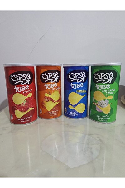 Cipso Tube Cips Çeşitleri 90gr 4 Adet