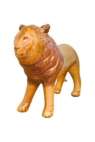 RoveZone Jucărie gonflabilă din PVC, model Leu Neînfricat, 98 x 28 x 61 cm