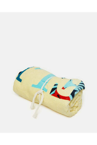 REDTAG Yellow Hello Kitty Beach Towel