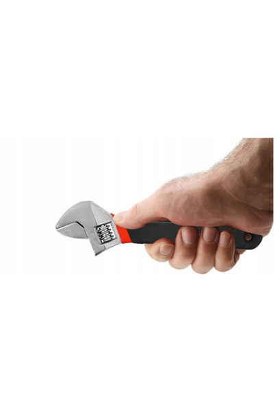 Maxrom Adjustable wrench made of CR-V with opening up to 35mm with ergonomic ...